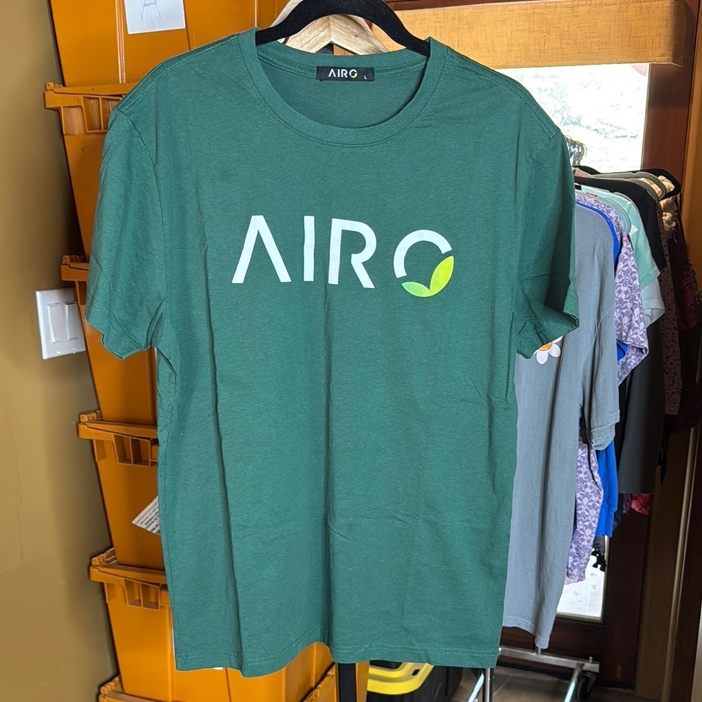 Airo Branded Authentic Green T-Shirt NWT SIZE LARGE